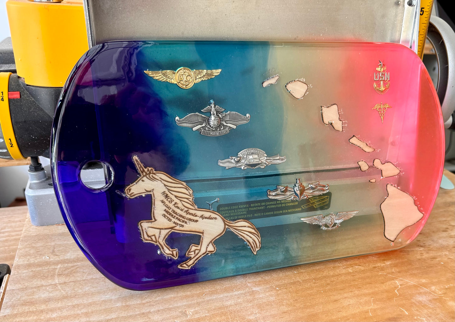Dog Tag Plaque Full Resin