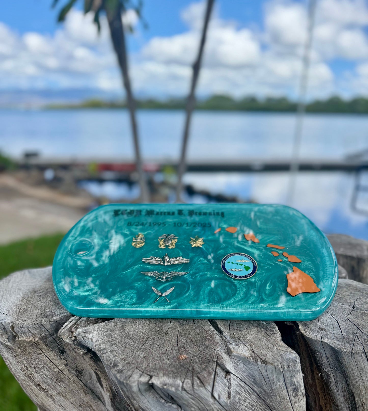 Dog Tag Plaque Full Resin